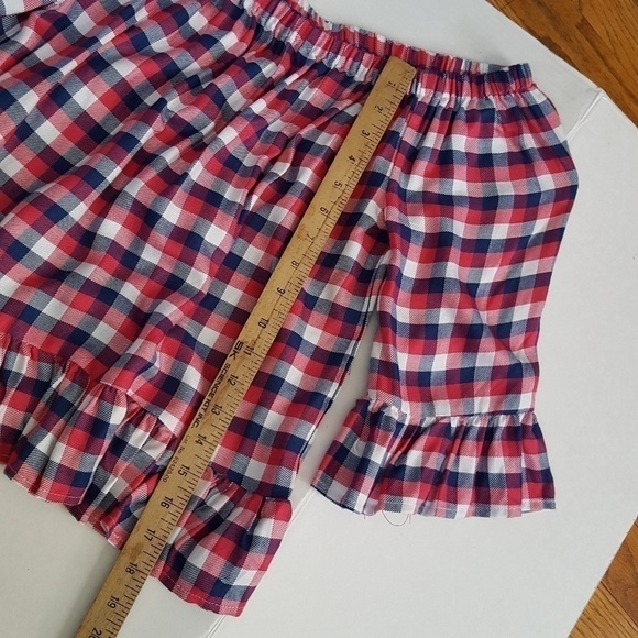 Valentine’s Day plaid top - Picture 3 of 5